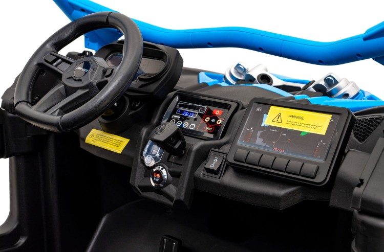 Samochód elektryczny dla dzieci  Buggy Maverick Turbo RR Niebieski 4x200W