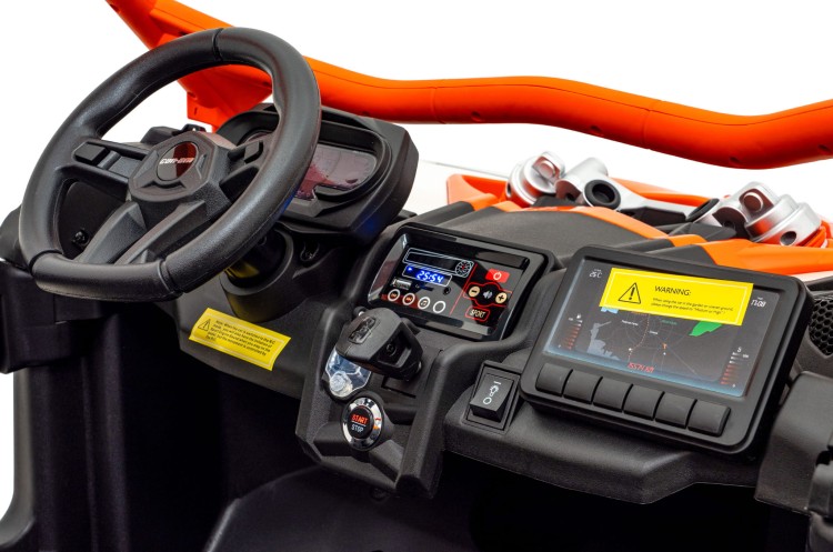 Samochód elektryczny dla dzieci Buggy Maverick Turbo RR Pomarańczowy 4x200W