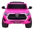 Samochód Toyota Hilux na akumulator dla dzieci Różowy + Napęd 4x4 + Pilot + 2 bagażniki