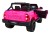 Samochód Toyota Hilux na akumulator dla dzieci Różowy + Napęd 4x4 + Pilot + 2 bagażniki
