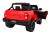 Samochód Toyota Hilux na akumulator dla dzieci Czerwony + Napęd 4x4 + Pilot + 2 bagażniki