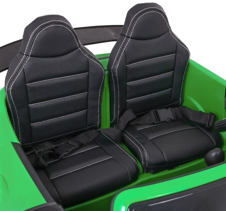 Samochód Mercedes-Benz GT R dla dzieci Lakier Zielony + Napęd 4x4 + Nawiew powietrza + Pilot