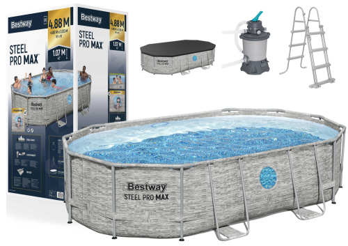 Basen Stelażowy 427 x 250 x 100 cm Bestway 56946