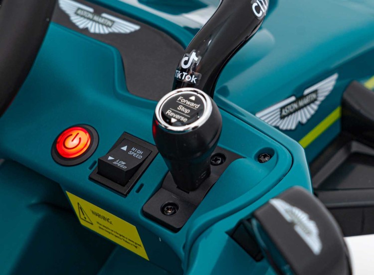 Samochód elektryczny dla dziecka  Formuła 1 Aston Martin Cognizant Aramco