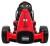 Gokart na akumulator Bolid XR-1 dla dzieci Czerwony + Regulowana kierownica + Profilowane siedzenie