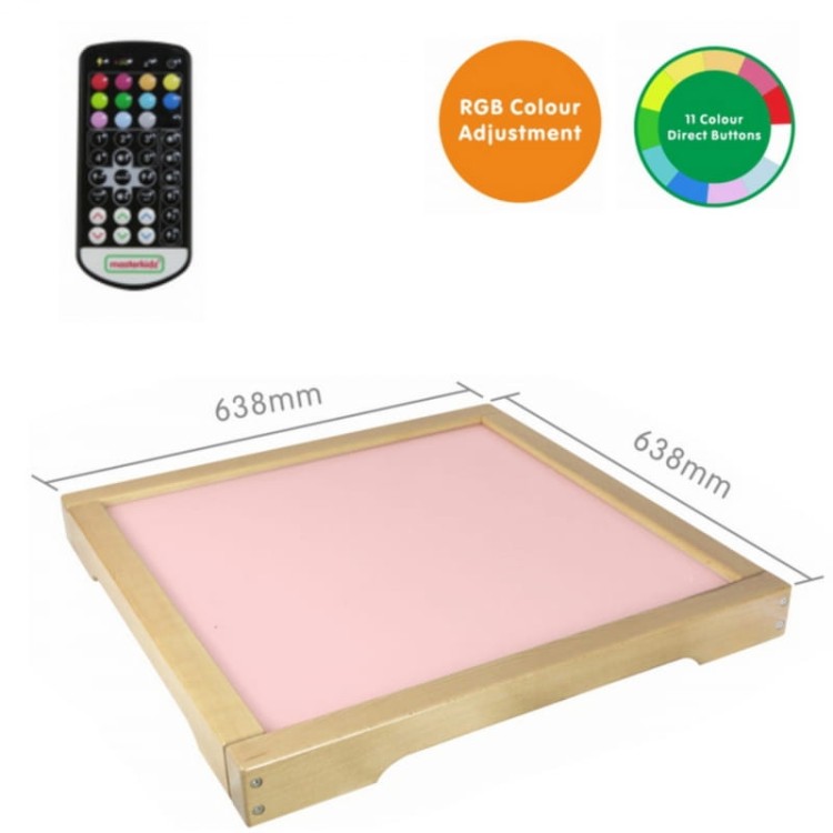 MASTERKIDZ Panel Świetlny LED Zmiana Kolorów Pilotem + Zestaw Akcesoriów