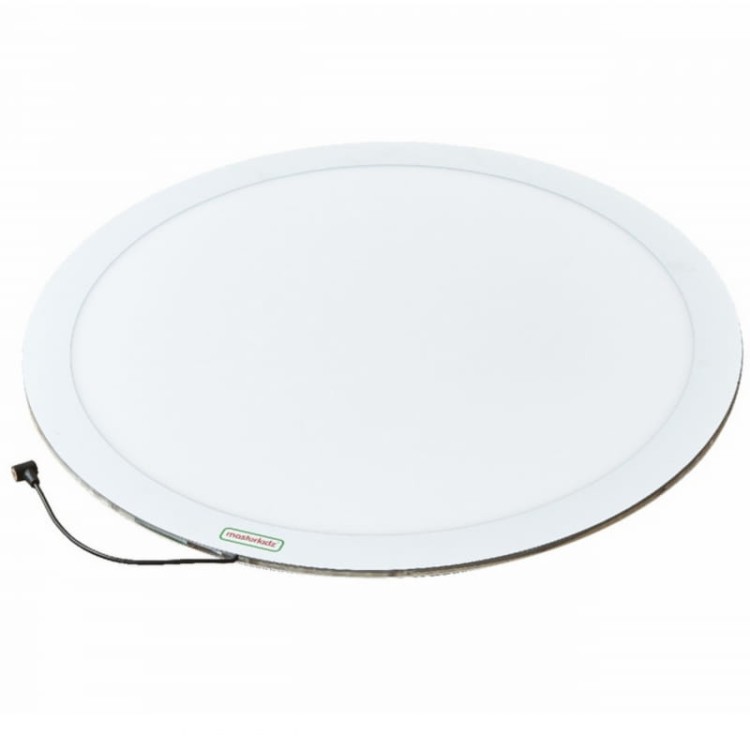 MASTERKIDZ Okrągły Panel Świetlny LED Kolorowy + Klocki Montessori Mozaika 140 el.