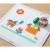 MASTERKIDZ Kwadratowy Panel Świetlny LED Kolorowy + Klocki Montessori Mozaika 140 el.