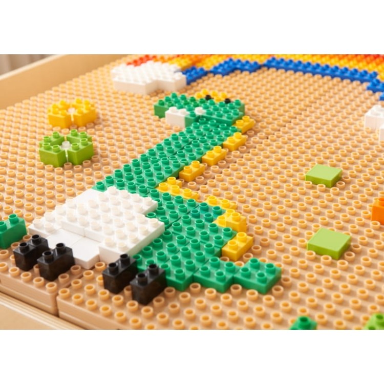 MASTERKIDZ Zestaw Klocków Konstrukcyjnych STEM 563 el. z Nakładkami na Panel 4 szt.