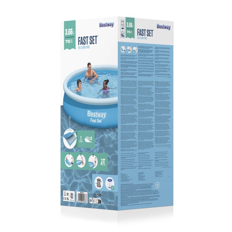 Dmuchany Basen Rozporowy 366 x 76 cm Bestway 57274