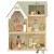 CLASSIC WORLD Wielki Drewniany Domek dla Lalek z mebelkami