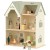 CLASSIC WORLD Wielki Drewniany Domek dla Lalek z mebelkami