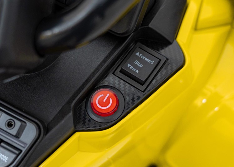 Quad na akumulator Can Am Outlander ATV z Pilotem Żółty