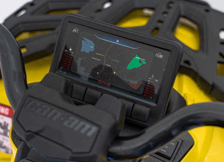 Quad na akumulator Can Am Outlander ATV z Pilotem Żółty