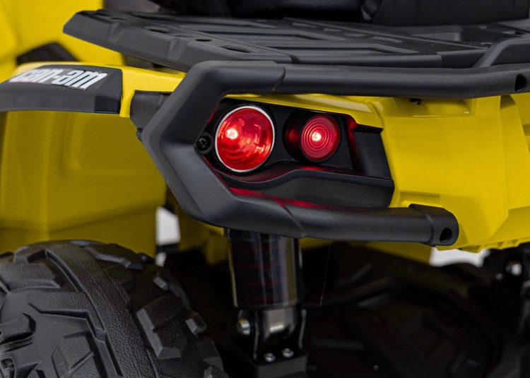 Quad na akumulator Can Am Outlander ATV z Pilotem Żółty