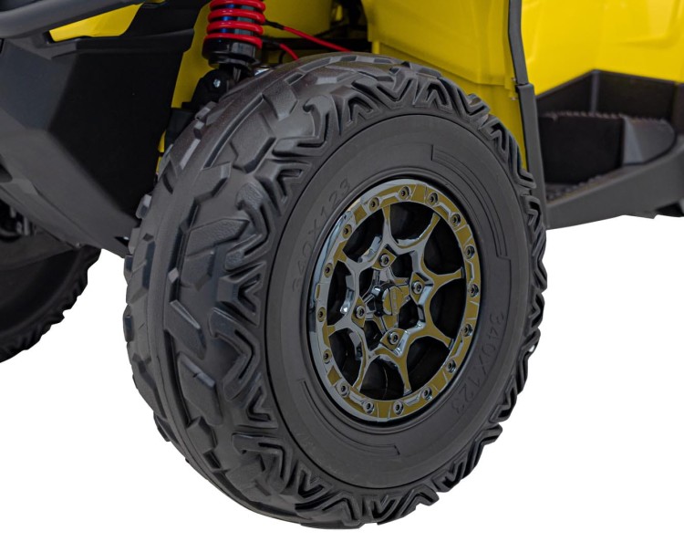 Quad na akumulator Can Am Outlander ATV z Pilotem Żółty