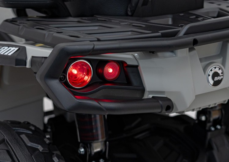 Quad na akumulator Can Am Outlander ATV z Pilotem Szary