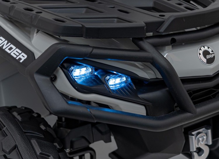 Quad na akumulator Can Am Outlander ATV z Pilotem Szary