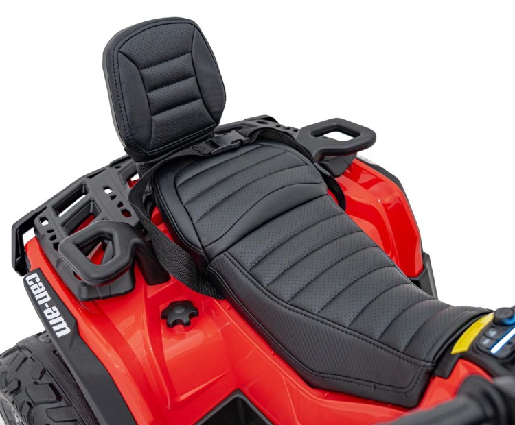 Quad na akumulator Can Am Outlander ATV z Pilotem Czerwony