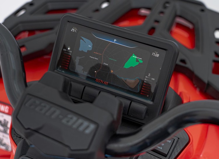 Quad na akumulator Can Am Outlander ATV z Pilotem Czerwony