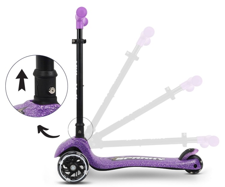 Milly Mally Scooter Sparky Violet - hulajnoga