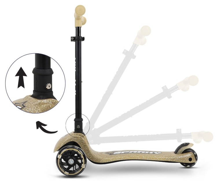 Milly Mally Scooter Sparky Champagn - hulajnoga