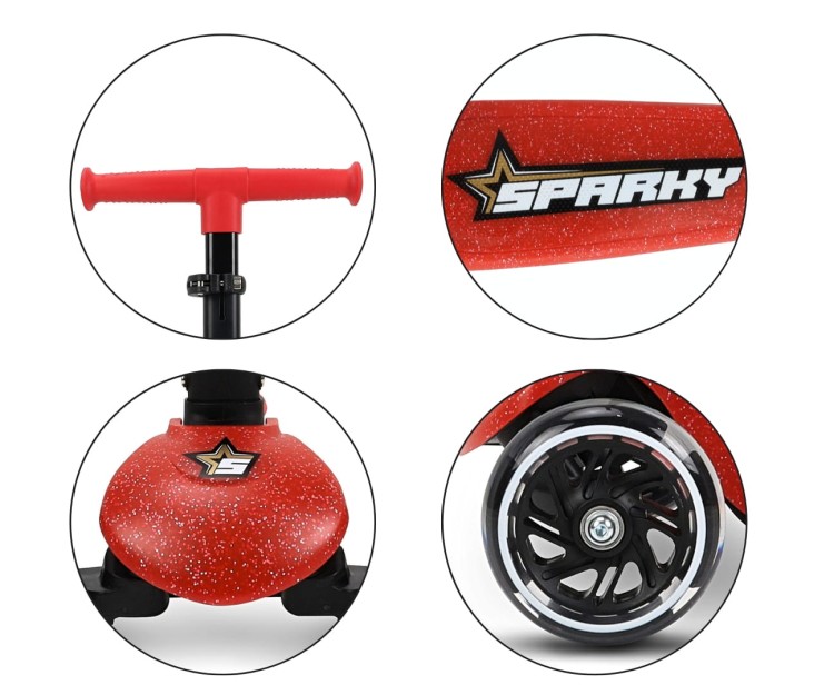 Milly Mally Scooter Sparky Red - hulajnoga