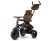 Qplay Rowerek Trójkołowy Rito Deluxe Rubber Brown