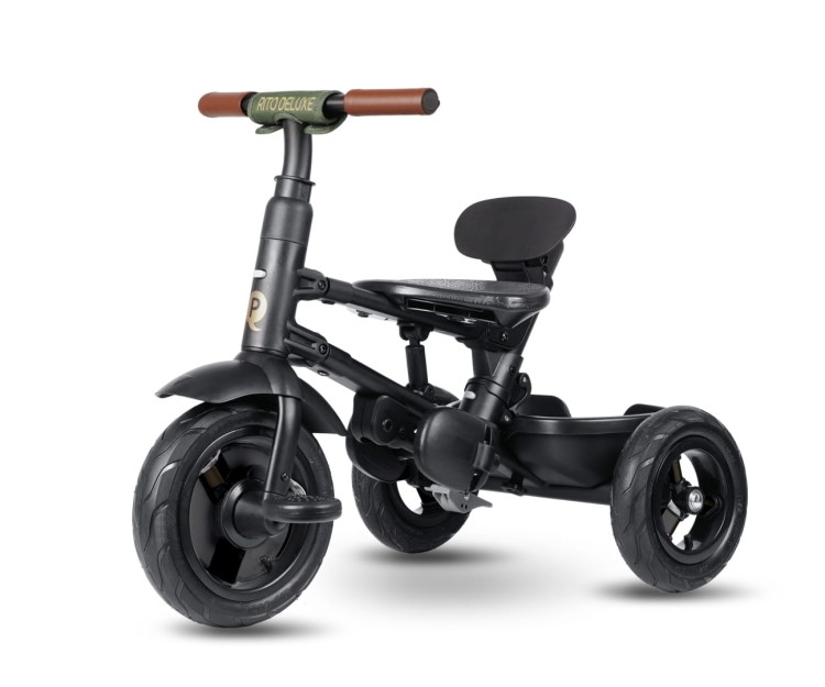 Qplay Rowerek Trójkołowy Rito Deluxe Rubber Olive