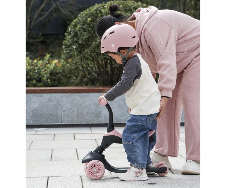 Qplay Hulajnoga Sema Evo 3w1 Coral Pink