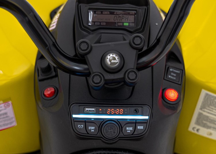 Quad na akumulator Maverick ATV Żółty 2x200W