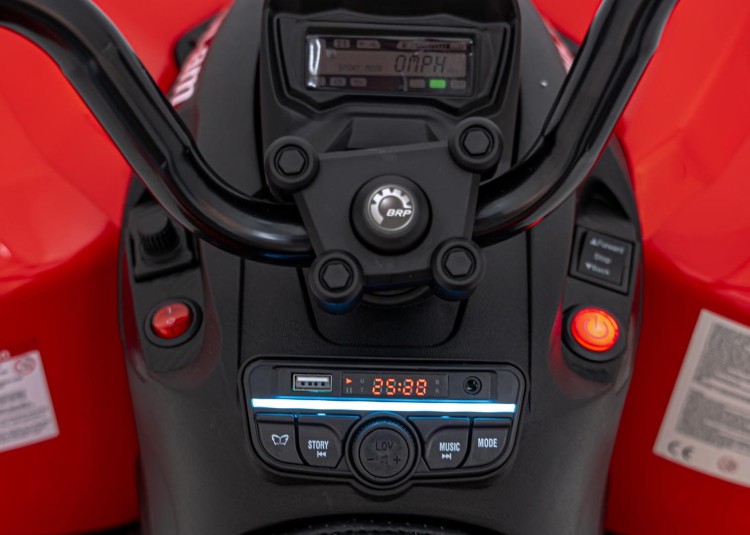 Quad na akumulator Maverick ATV Czerwony 2x200W