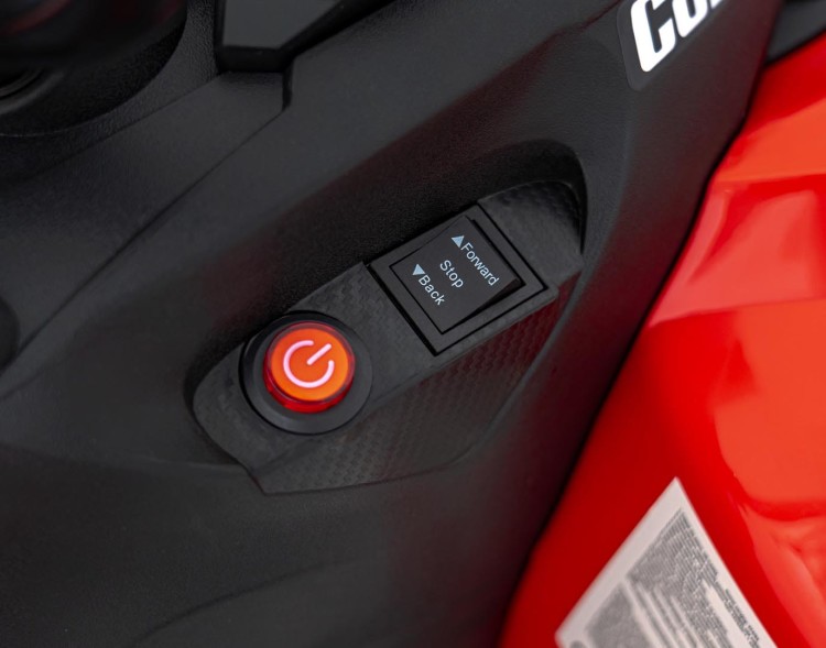 Quad na akumulator Maverick ATV Czerwony 2x200W