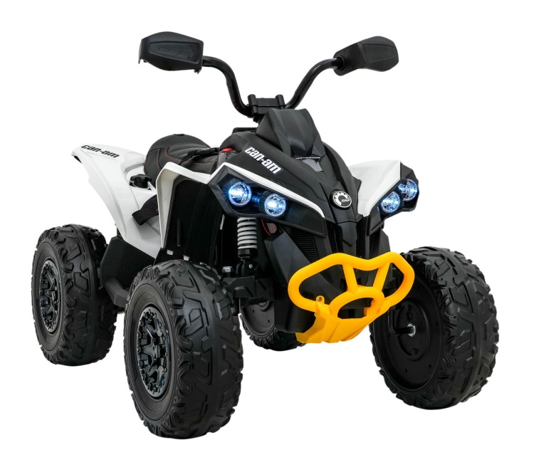 Quad na akumulator Maverick ATV Biały 2x200W
