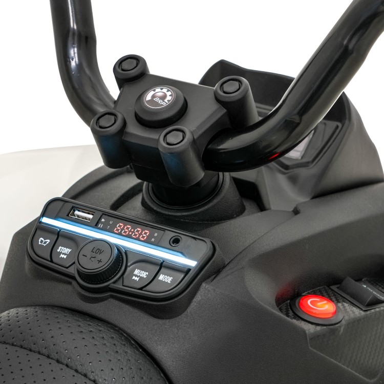 Quad na akumulator Maverick ATV Biały 2x200W