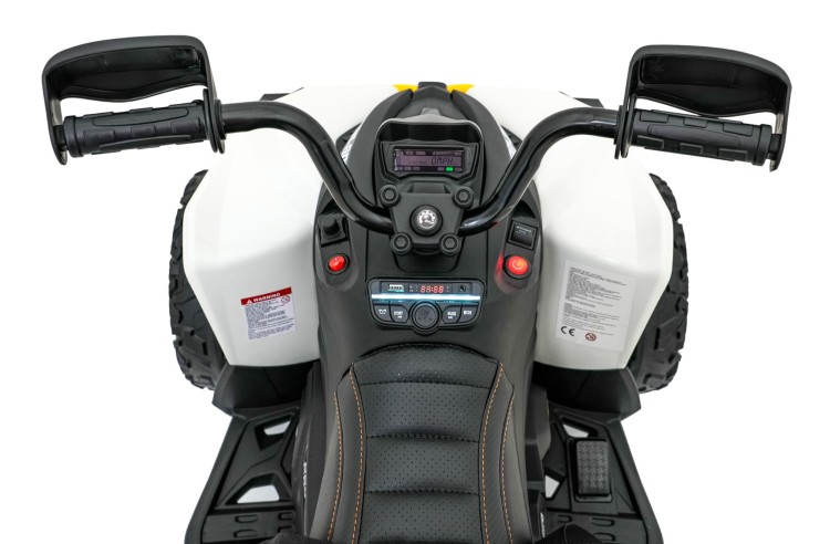 Quad na akumulator Maverick ATV Biały 2x200W