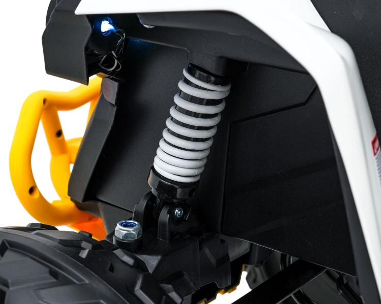 Quad na akumulator Maverick ATV Biały 2x200W