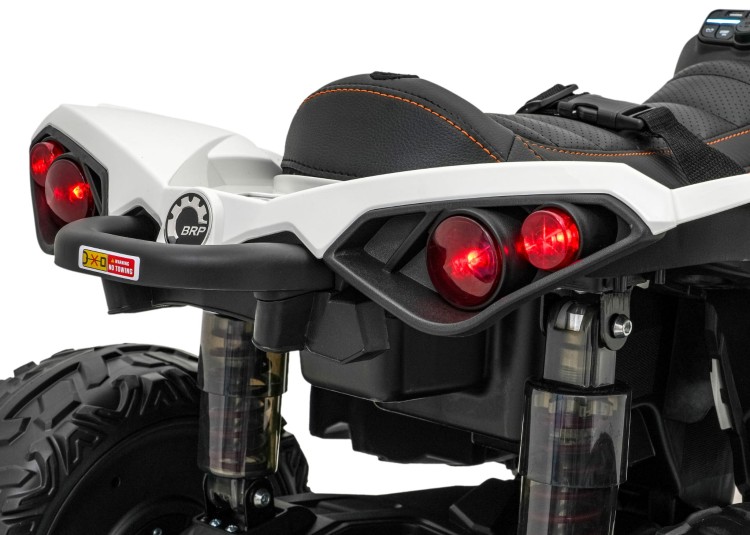 Quad na akumulator Maverick ATV Biały 2x200W