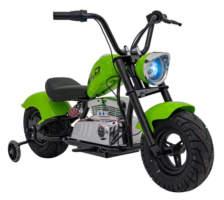 Pojazd Motorek Chopper Warrior Zielony