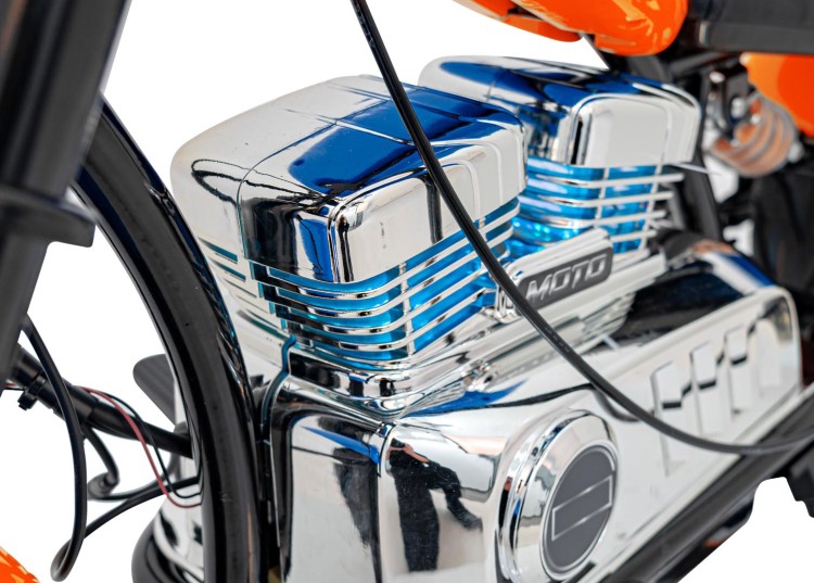 Pojazd Motorek Chopper Warrior Pomarańczowy