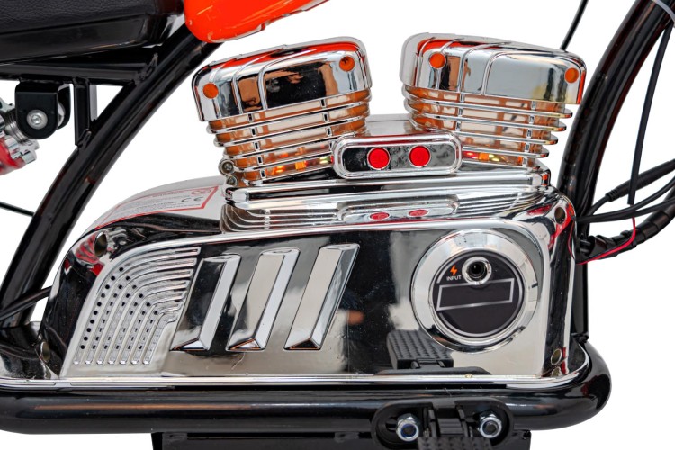 Pojazd Motorek Chopper Warrior Pomarańczowy