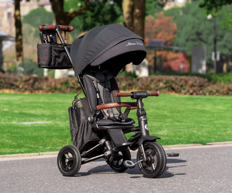 Qplay Rowerek Trójkołowy Nova Deluxe Black