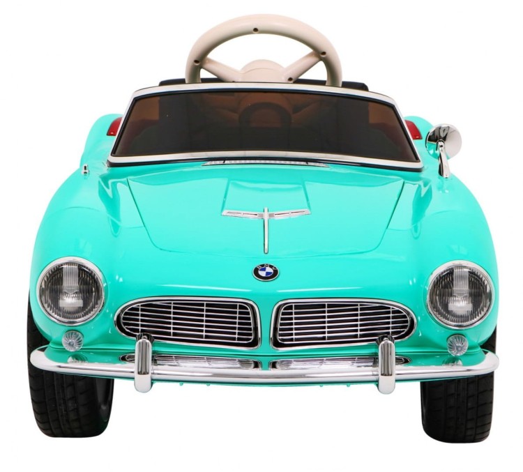 Autko BMW 507 Retro elektryczne dla dzieci Zielony