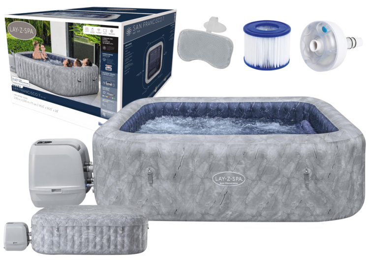 Dmuchane Spa San-Francisco 7 osobowe 230 x 230 x 71 cm Bestway 6001Q