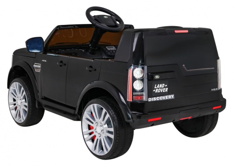 Land Rover Discovery Autko elektryczne dla dzieci Czarny SUV + Pilot