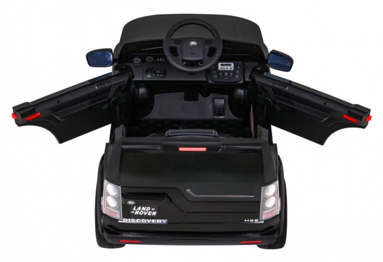 Land Rover Discovery Autko elektryczne dla dzieci Czarny SUV + Pilot