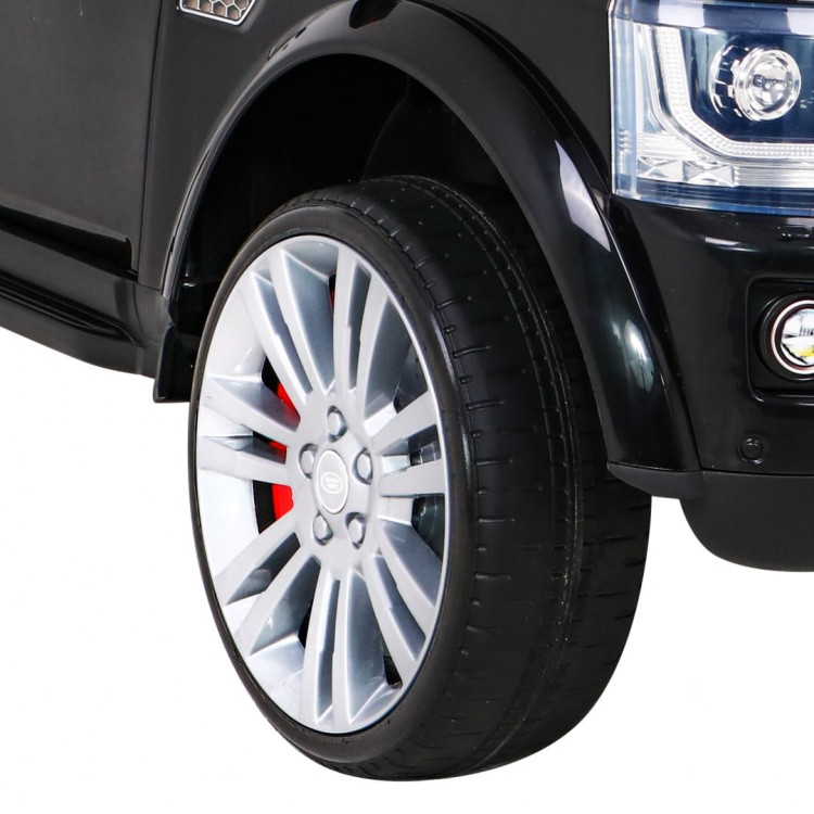 Land Rover Discovery Autko elektryczne dla dzieci Czarny SUV + Pilot