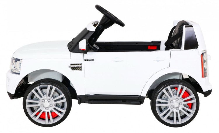 Land Rover Discovery Autko elektryczne dla dzieci Biały SUV + Pilot