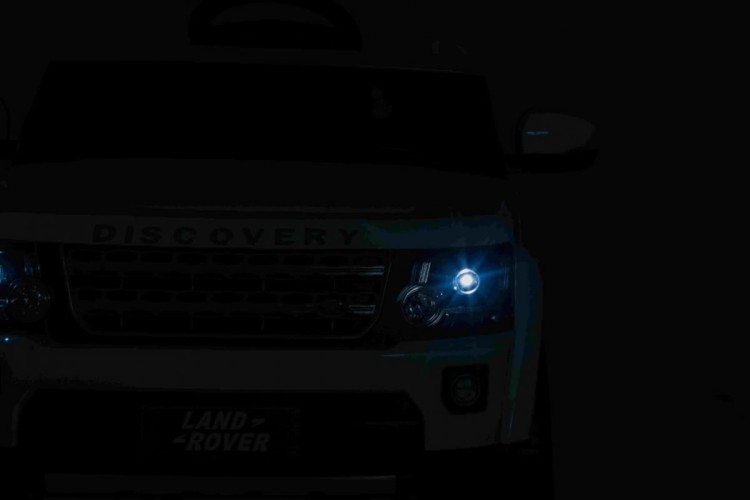 Land Rover Discovery Autko elektryczne dla dzieci Biały SUV + Pilot