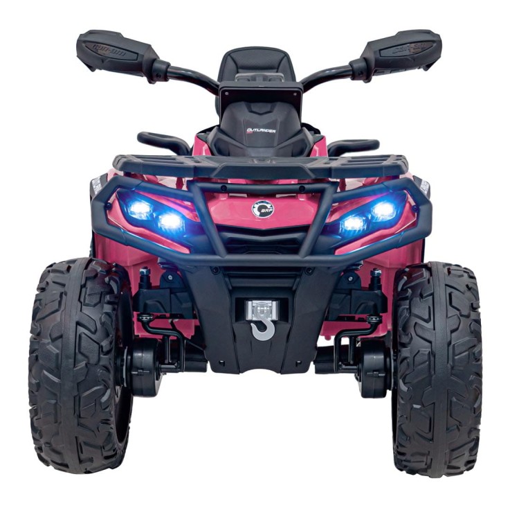 Quad elektryczny dla dzieci Can Am Outlander ATV Różowy
